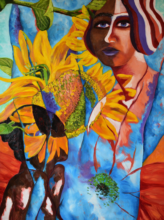 Tectonic Plates, Oil on Gallery Canvas, 48x36 inches, 2022