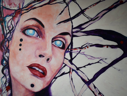 Ice Queen, Oil on Gallery Canvas, 36x48 inches
