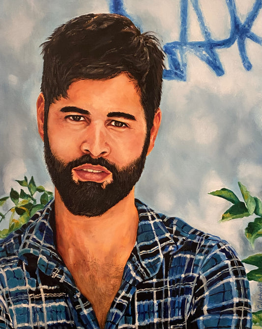Shawn (Autumns Cannon), Oil on Gallery Canvas, 20x16 inches