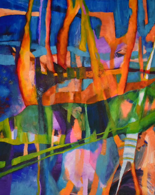 Fuel for the Fire, Oil on Gallery Canvas, 30x24 inches, April 2025