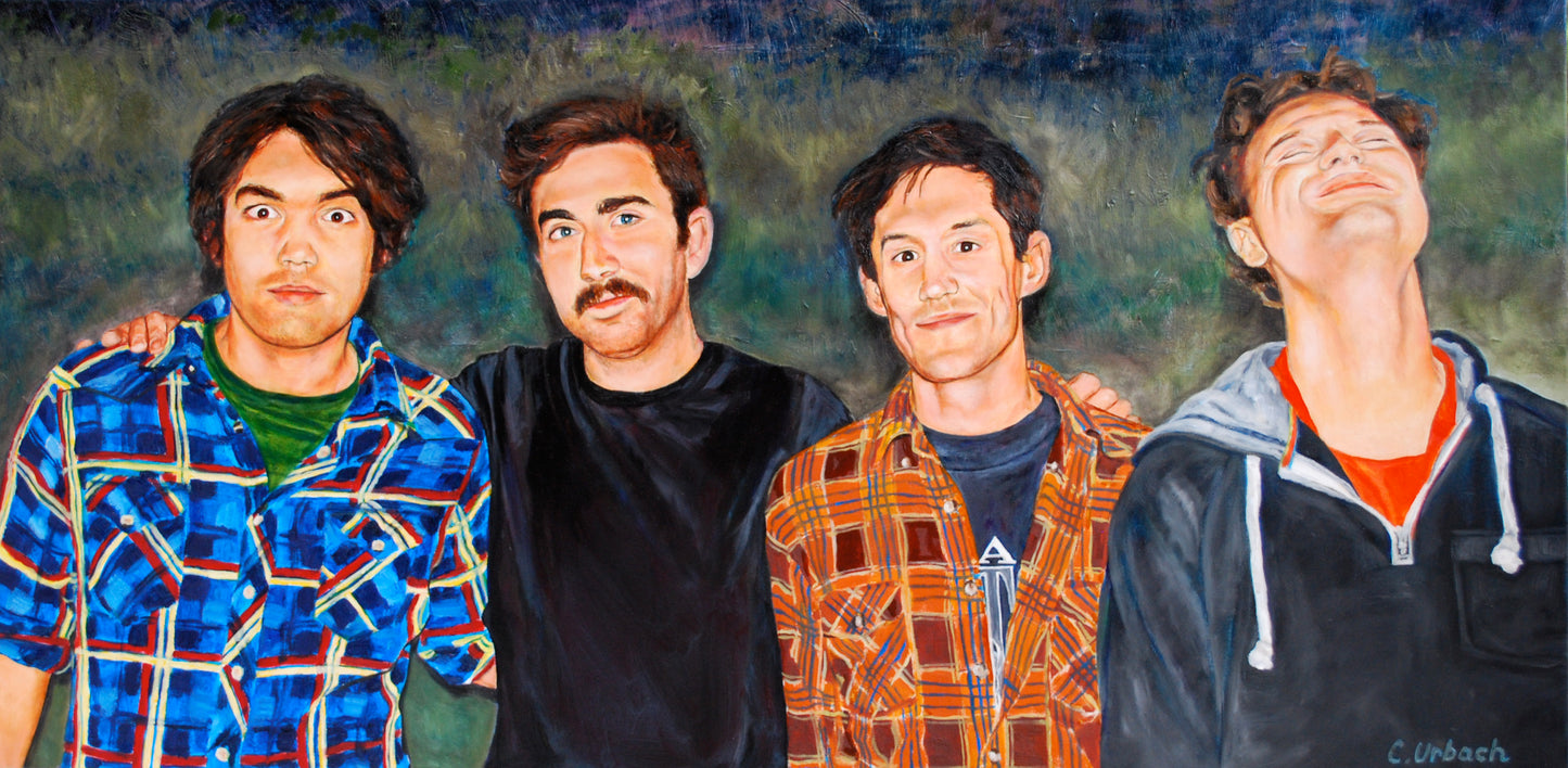 Hollerado, Ottawa Tulipfest 2013, Oil on Regular Canvas, 18x36 inches