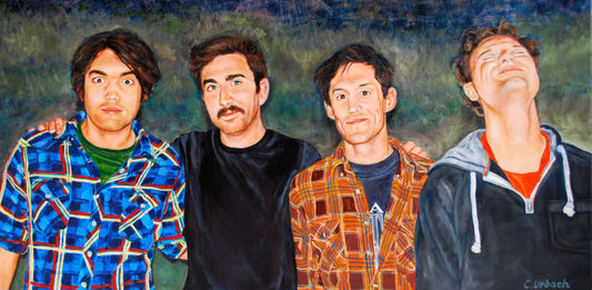 Hollerado, Ottawa Tulipfest 2013, Oil on Regular Canvas, 18x36 inches