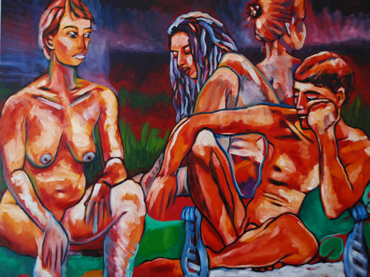 Keeping Watch, Oil on Gallery Canvas, 30x40 inches