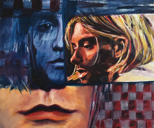 Memories of Kurt, Oil on Gallery Canvas, 20x24 inches, circa 2017