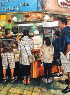 L’Attente, Quebec City, Quebec, 2014 Oil on Gallery Canvas, 24x18 inches