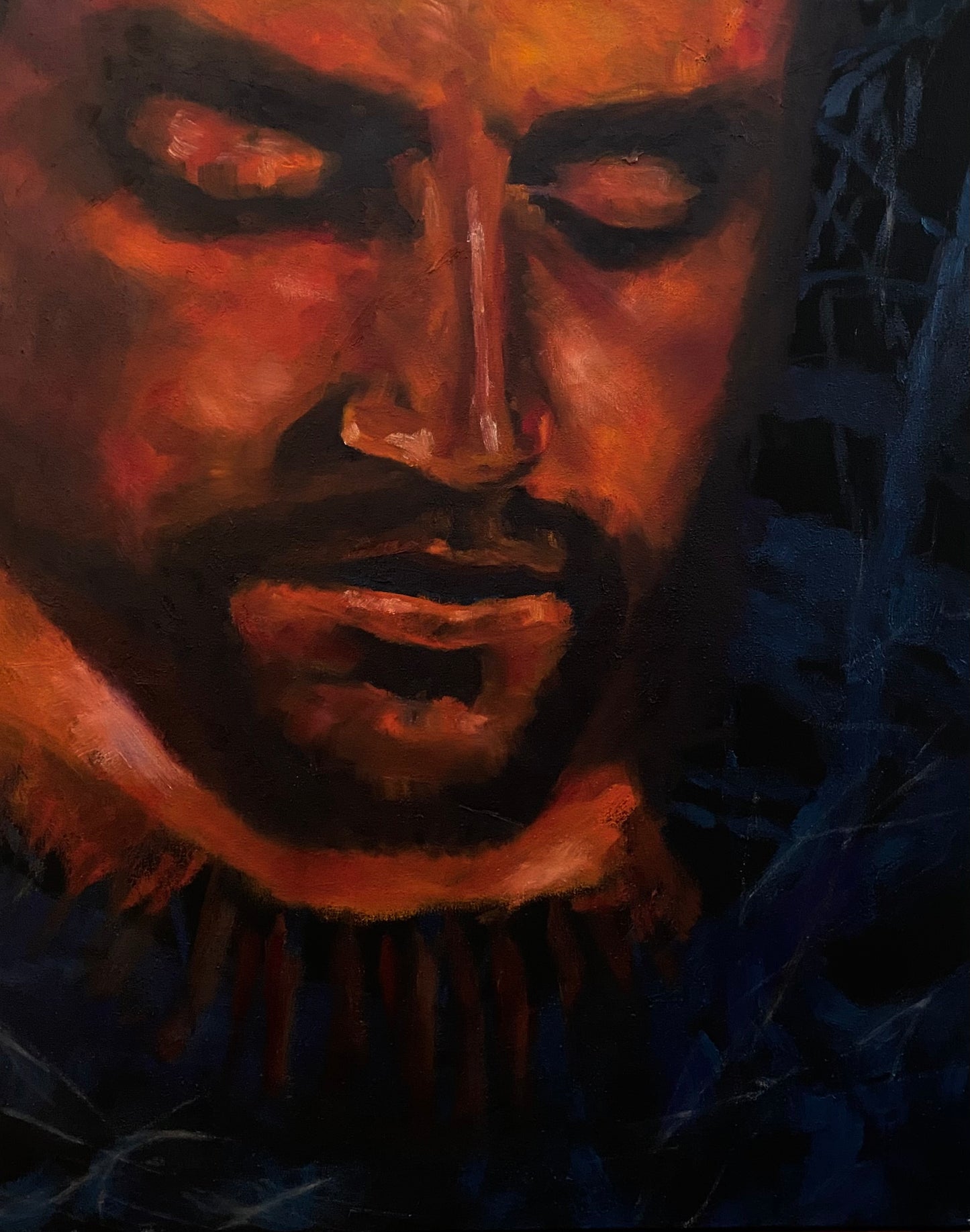 La Pensee Abandonnee, Oil on Canvas, 30x24 inches