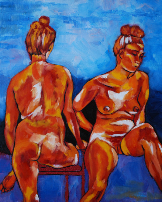 By the Sea, Oil on Gallery Canvas, 20x16 inches, 2015