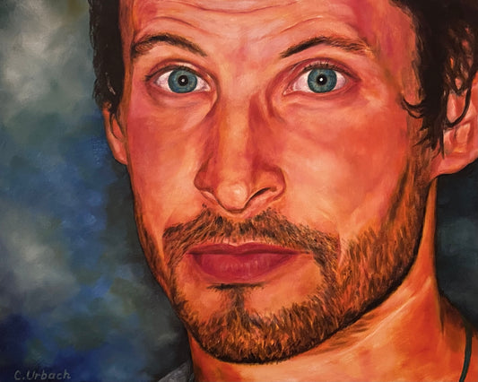 Colliding into Sam Roberts--Pembroke, 2011, Oil on Gallery Canvas, 16x20 inches