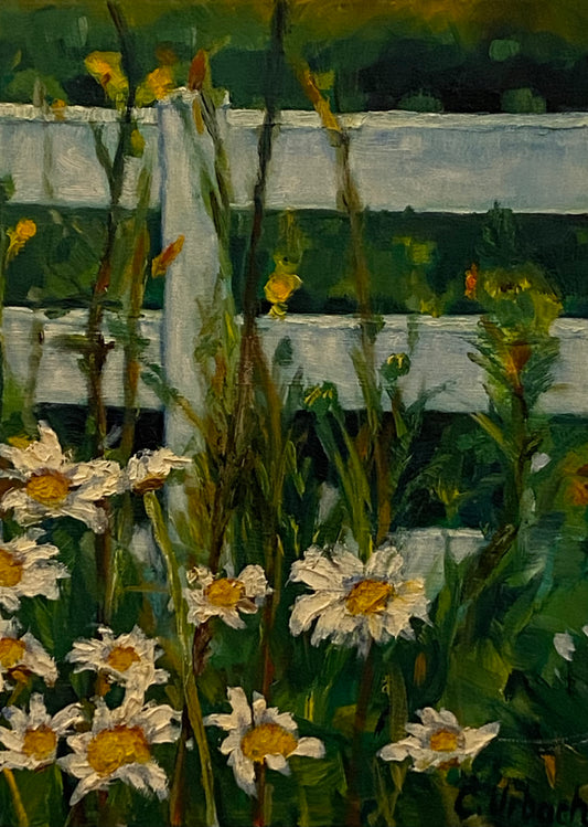 Sweetvalley Stroll, Orleans 2018, Oil on Canvas, 14x10 inches