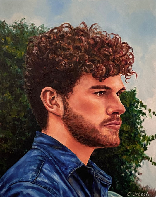 Vance Joy--Ottawa Folk Festival, Oil on Gallery Canvas, 20x16 inches