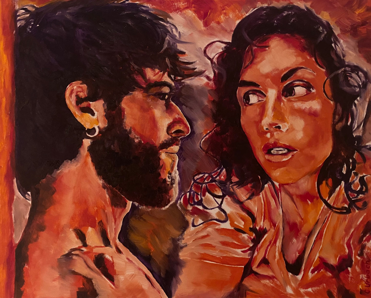 You and Me, the Finished Story, Oil on Gallery Canvas, 24x30 inches